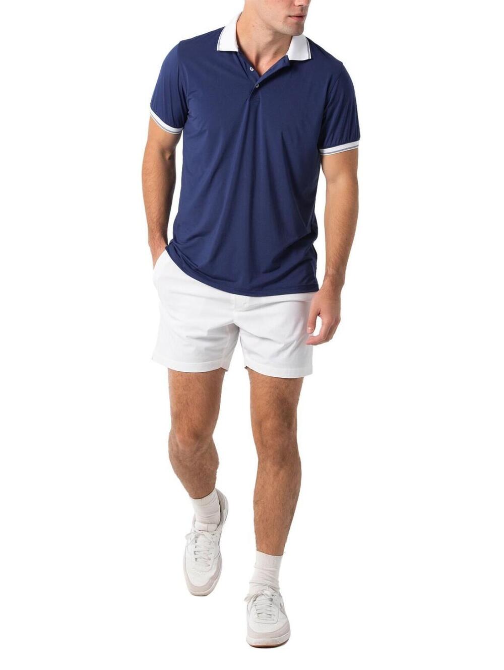 NEW B DRADDY SPORT OH CAPTAIN MY CAPTAIN Performance POLO Shirt Men XL Navy Blue